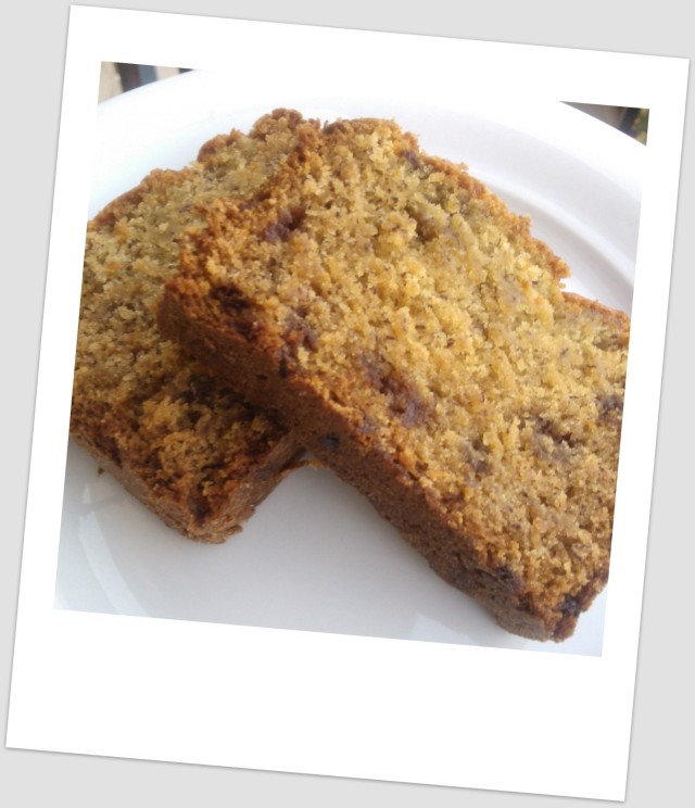 Eggless Banana Bread with Chocolate Chips